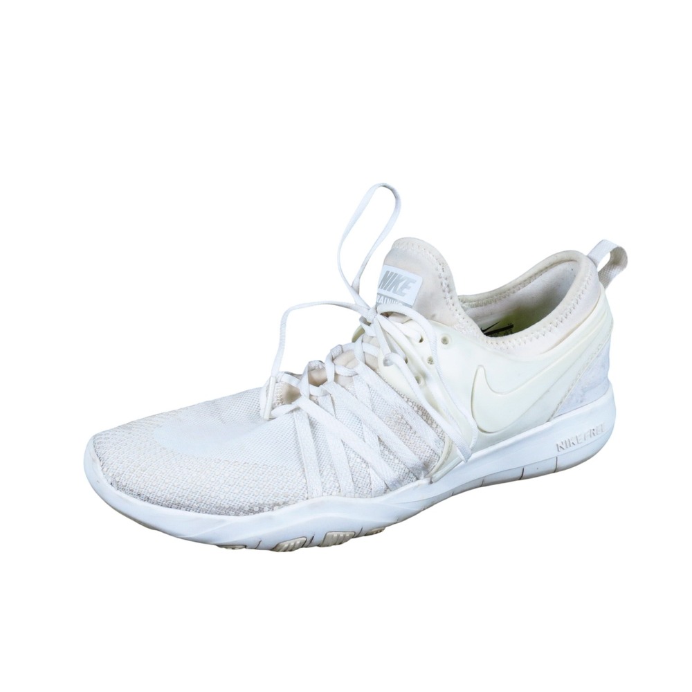 Nike Free TR 7 Women Training Shoe Size 8.5 Gym Workout White Sail 904651-101
